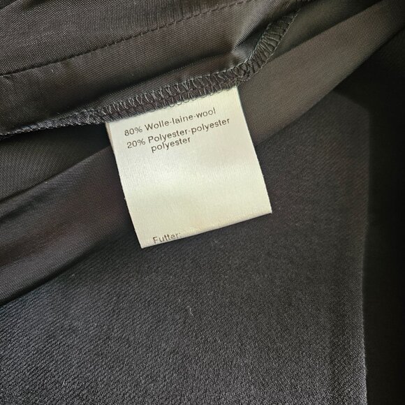 AKRIS Lightweight Wool Blend Knee-Length Pencil Skirt US 6, Black - Picture 9 of 13